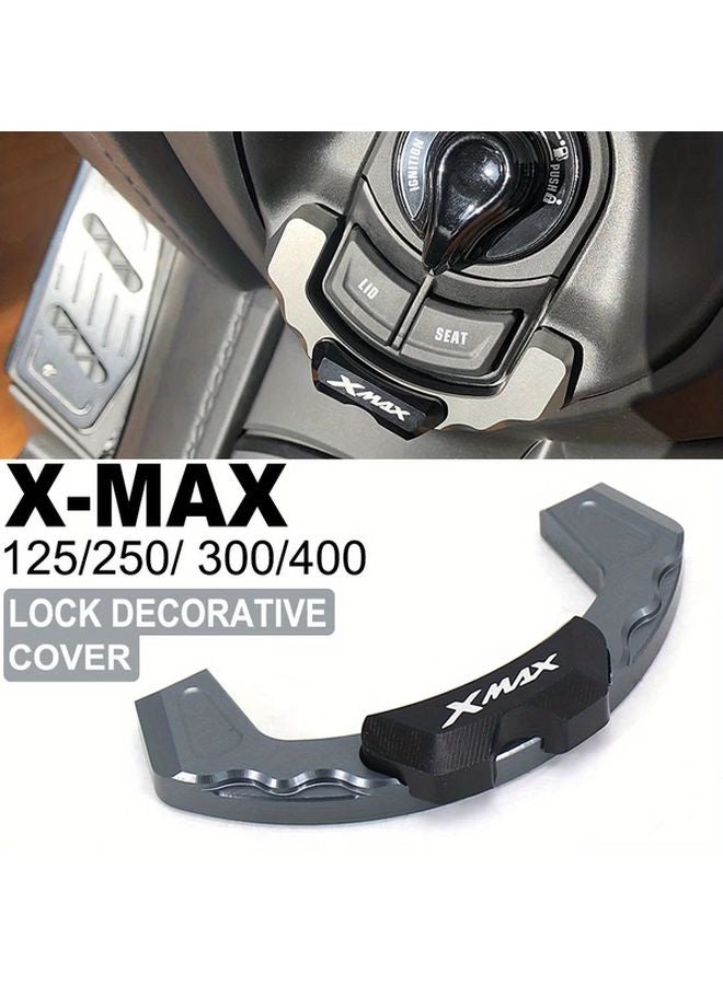 Black Starter Switch Button Protection Cover for Yamaha XMAX125 XMAX250 XMAX300 XMAX400 2017 2023 - Image 1